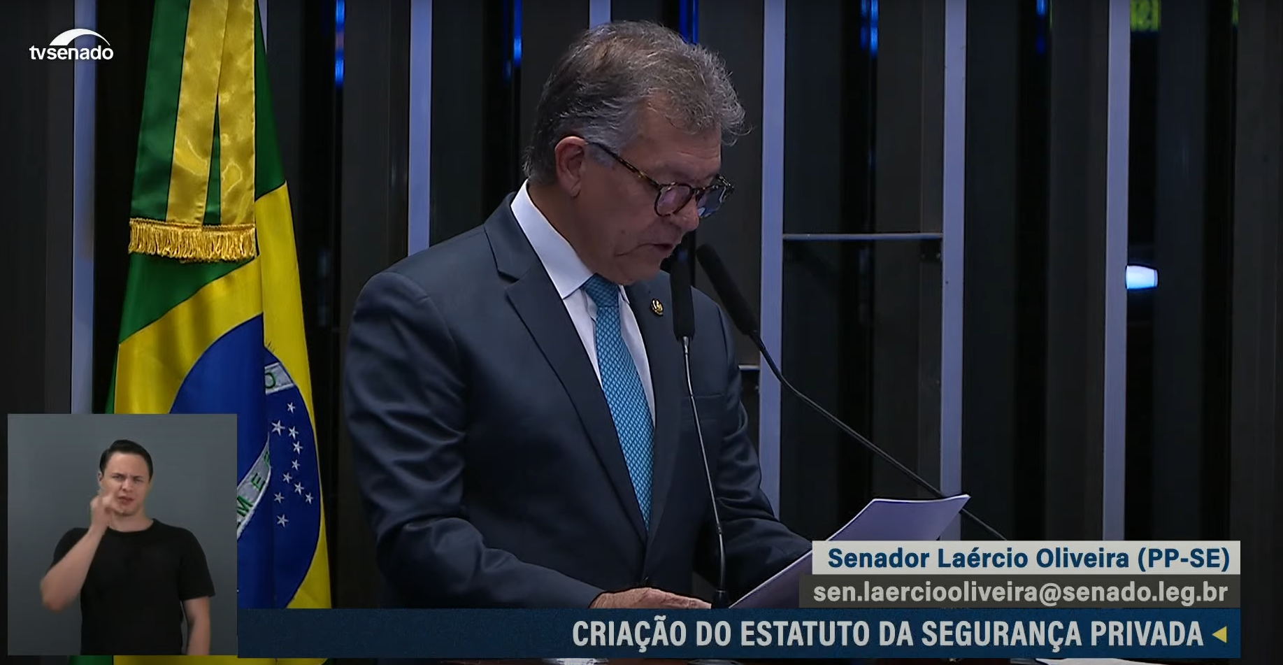 Fonte: Senador Laércio na votação no senado federal | TV SENADO