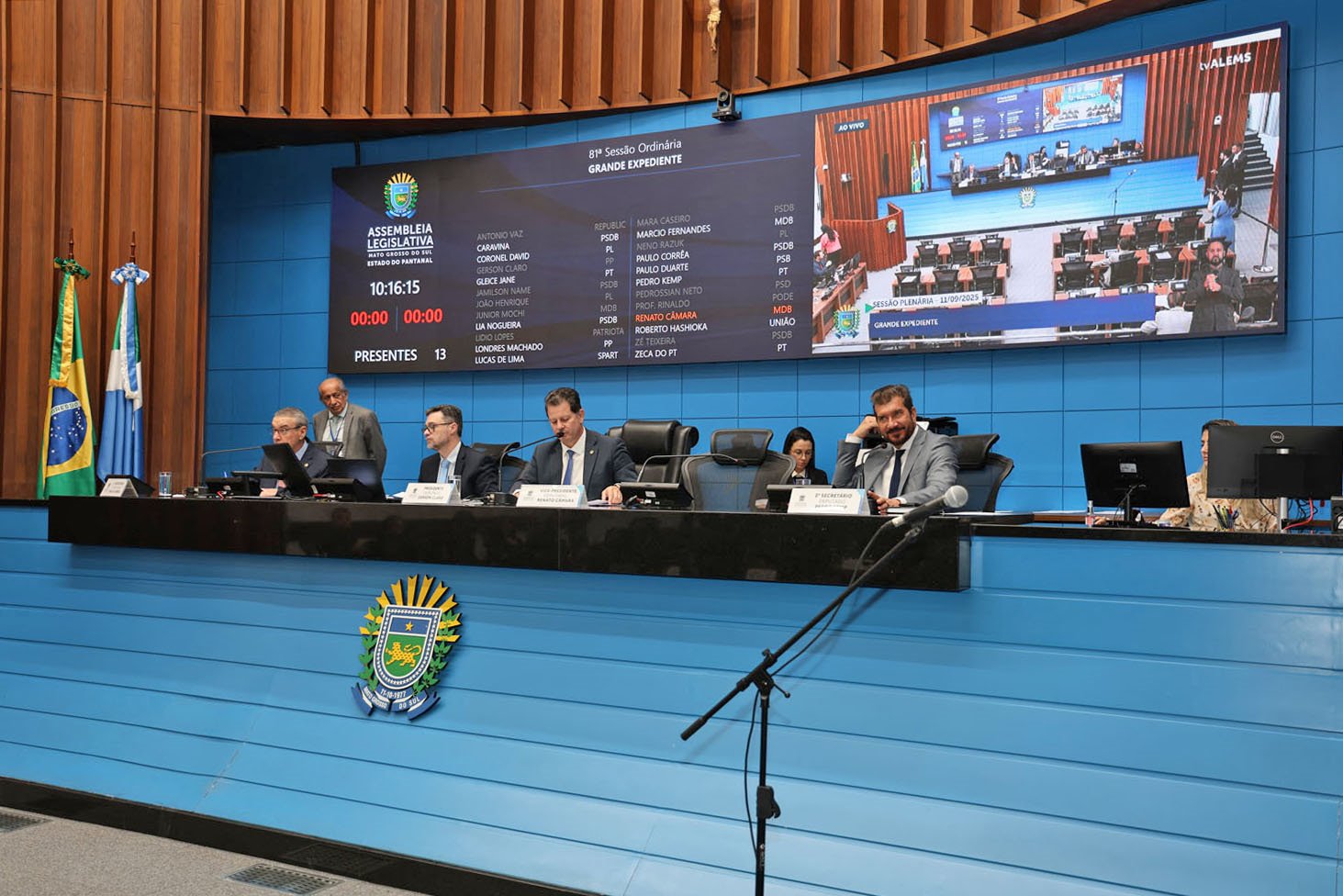 Foto: Luciana Nassar/ALEMS - Reprodução